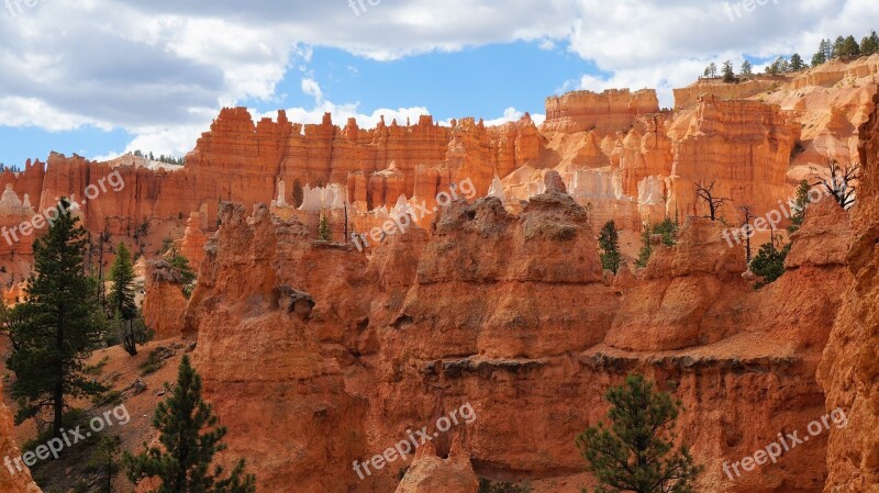 Bryce Canyon Sandstone Utah Park Canyon