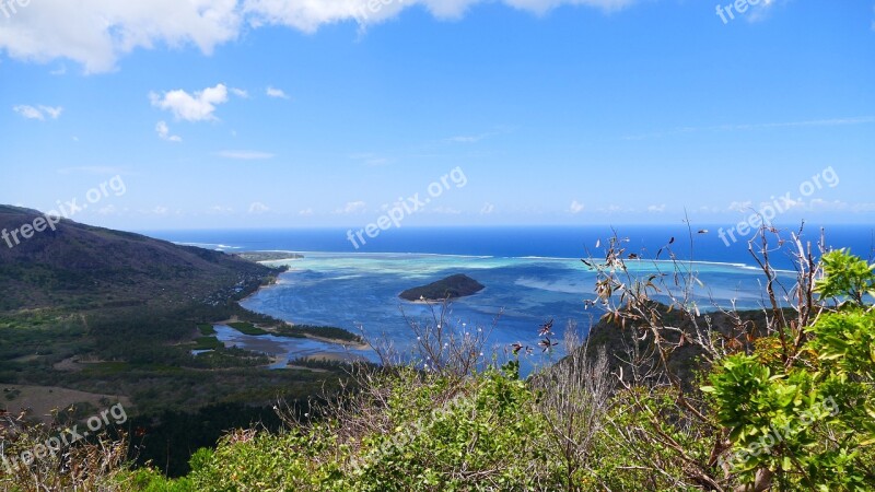 Mauritius Maurice Le Morne Le Morne Brabant Hiking