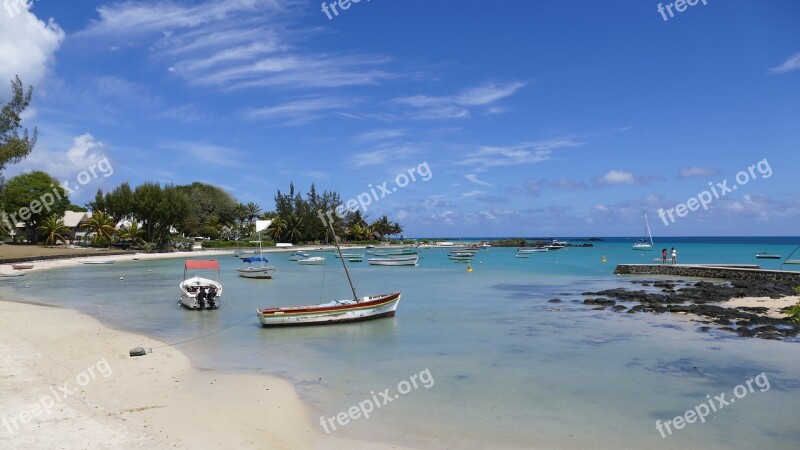 Cap Malheureux Mauritius Church Red Roof Sea