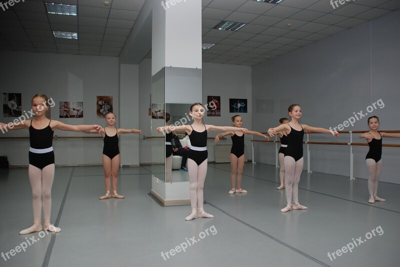 Ballet Class Ballerina Girl Kids