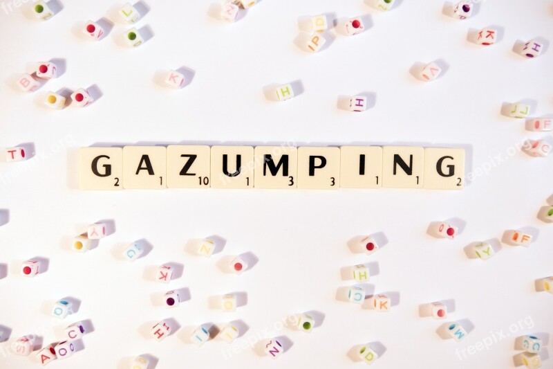 Gazumping Property Terminology Scrabble Free Photos