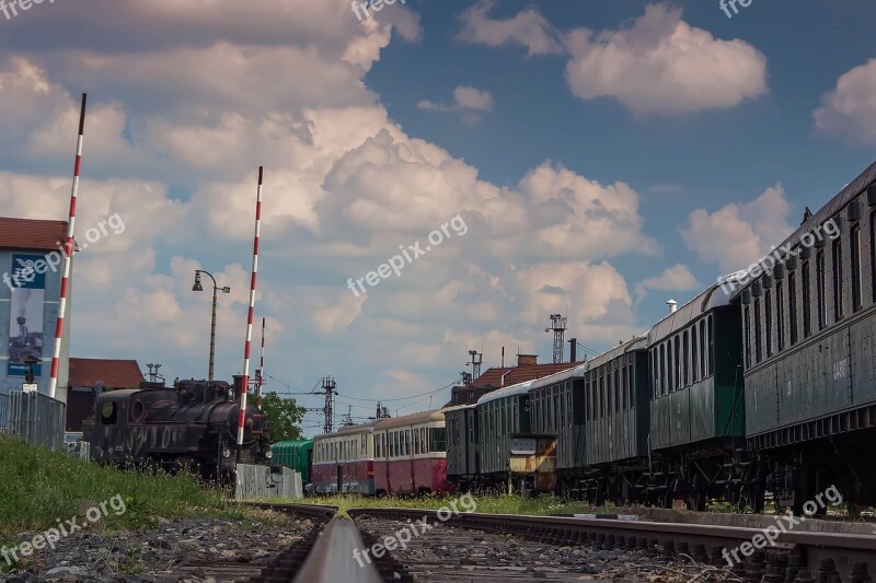 Train Wagons The Historical Train Railway Retro