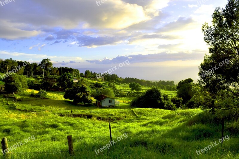 Countryside Maui Kula Hawaii Nature