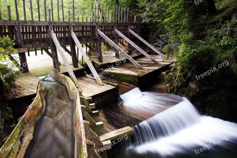 Water Stream Waterfall Mountain Stream Alpine