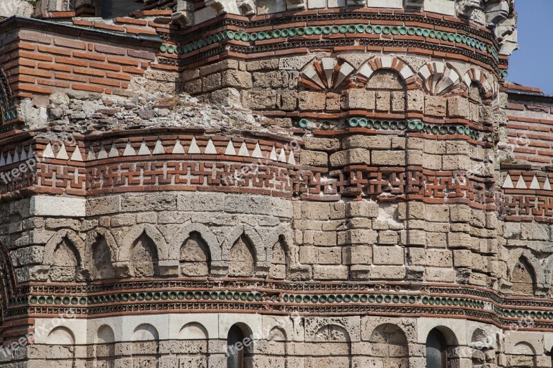 Bulgaria Nessebar Church Christ Pantokrator Church Detail