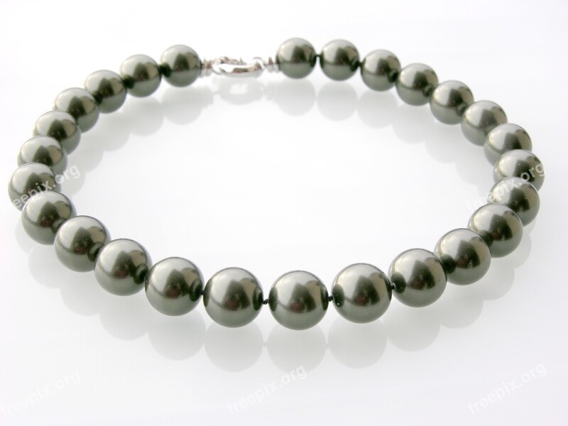 Tahiti Pearl Necklace Flawless Beads Jewellery Free Photos