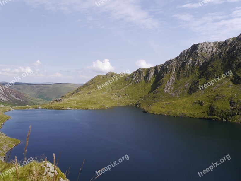 Cadair Idris Wales Hiking Water Lake