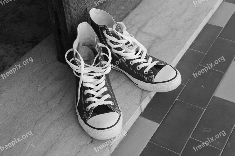 Converse All Star All Stars Shoes Black And White