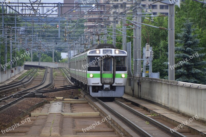 Japan Train Railway Transportation Transport