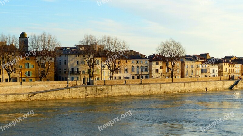 Wharf Arles River Provence City