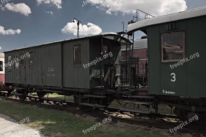 Train Wagons Railway The Historical Train Slovakia