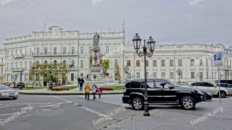 Odessa Monument Catherine Area People Machinery