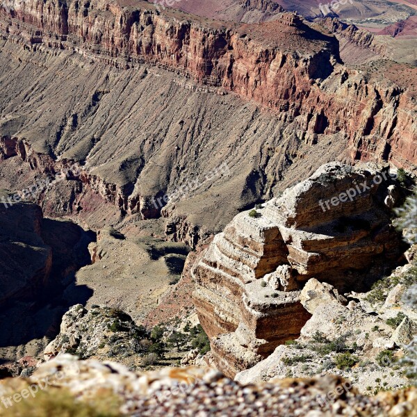 Grand Canyon Landscape Canyon Park Nature