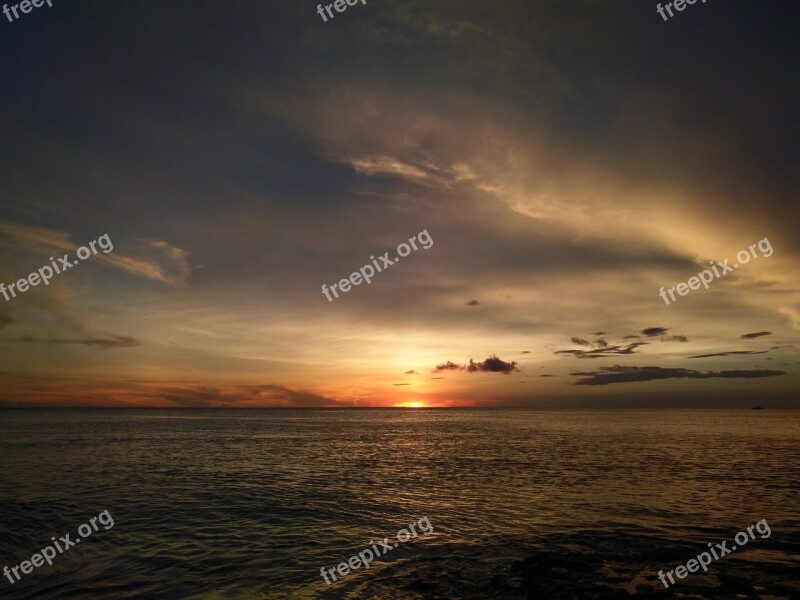 Kenting Sea Sunset Free Photos