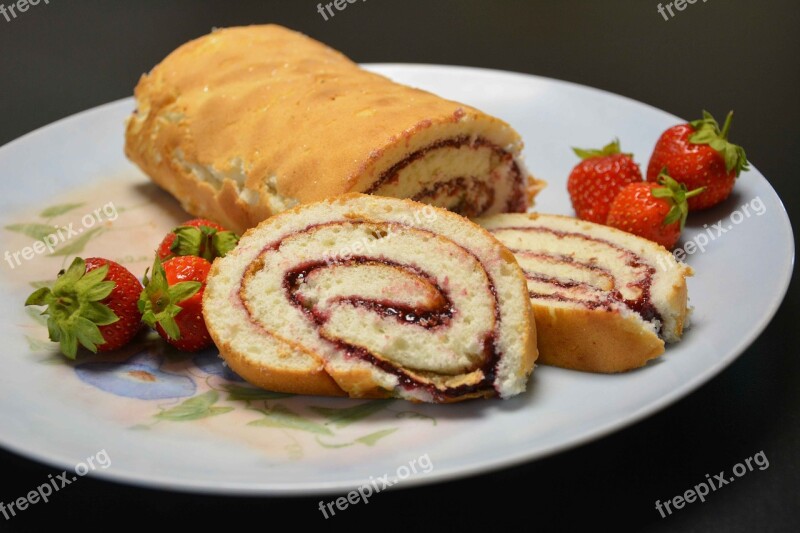 Roulade Jordbærroulade Hindbærroulade Cake Delights