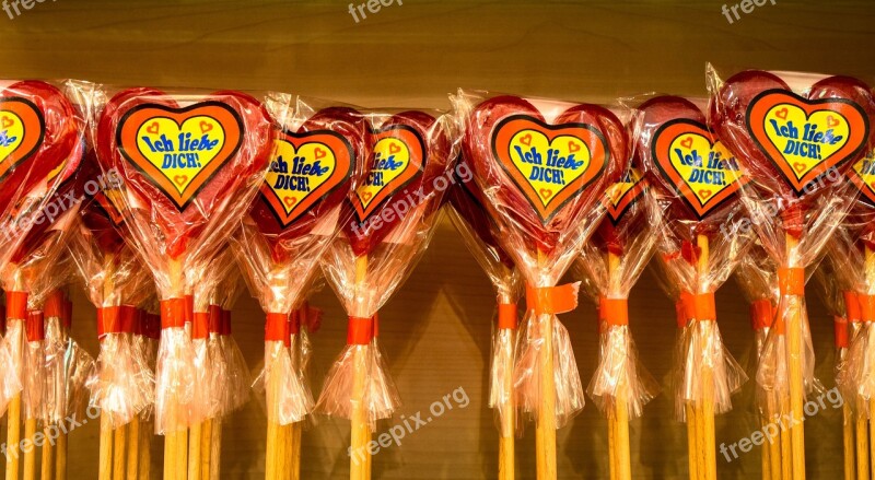 Heart Love Lolli Candy Sweet