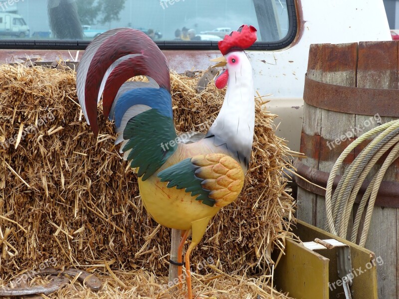 Truck Rooster Hay Rep Box