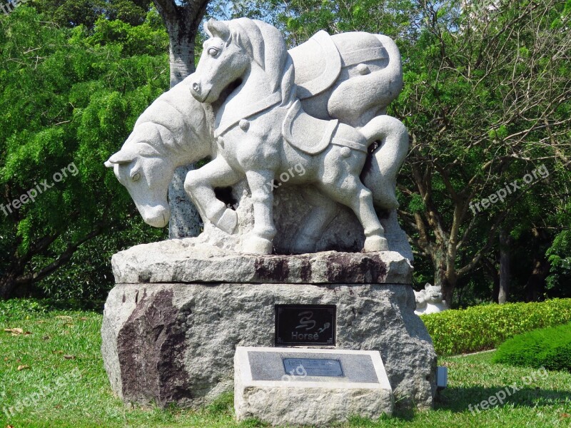 Idol Horse Chinese Garden Singapore Free Photos