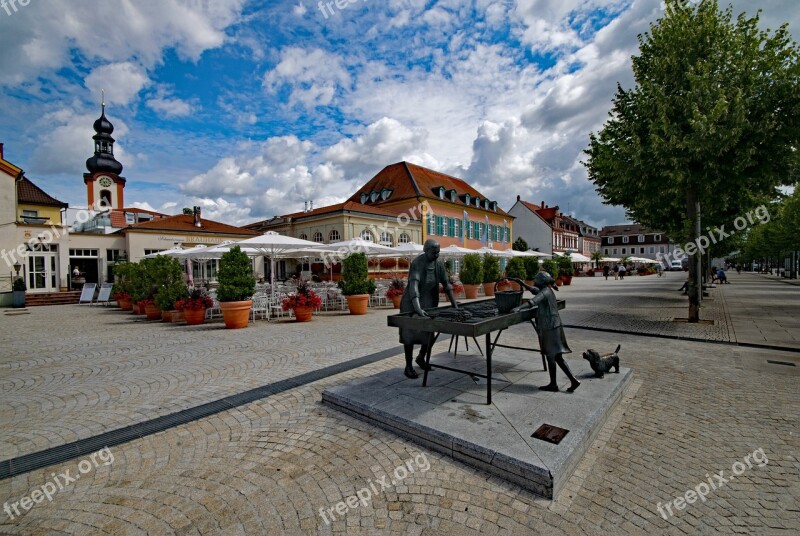 Schlossplatzfest Schwetzingen Baden Württemberg Germany Old Building