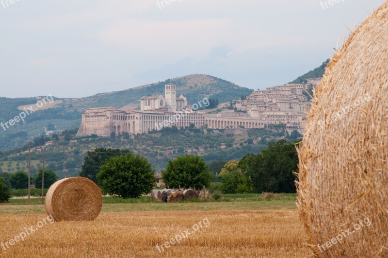 Assisi Landscape Umbria Holiday Trip