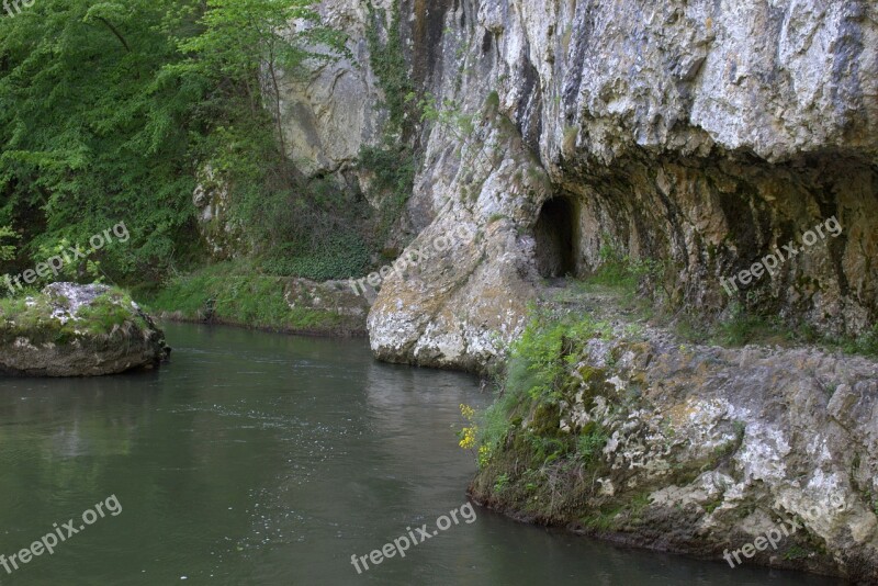 Romania River Riverbank Ancient Road Road