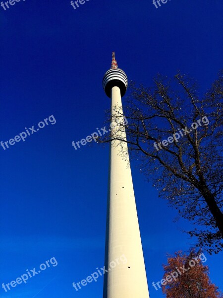 Tower Stuttgart Building Architecture High