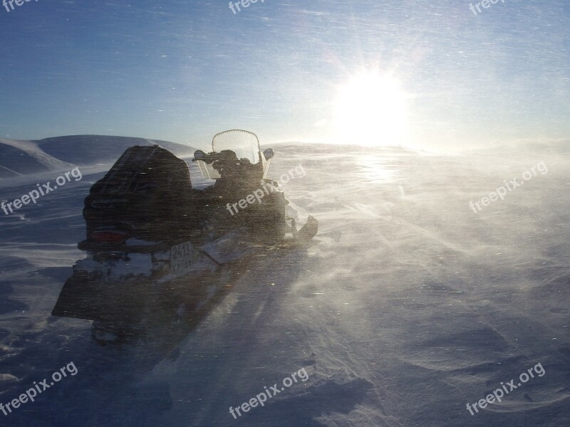 Blizzard Mountains Wind Snow Drifting Snow