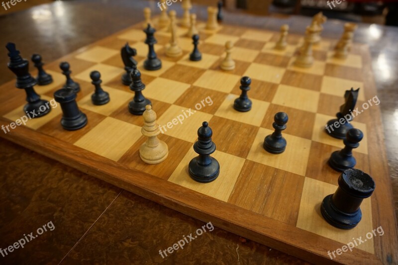 Chess Play Chess Board Chess Game Strategy