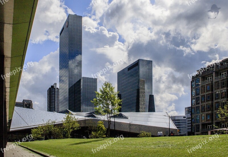 Rotterdam Nationale Nederlanden Street Scenes Free Photos