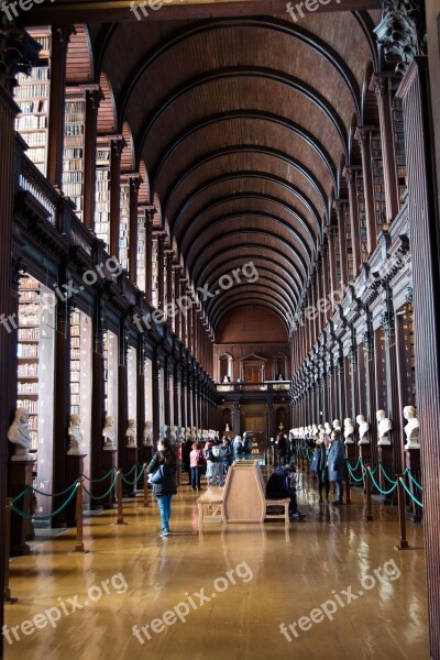 Library Dublin Ireland Trinity Old