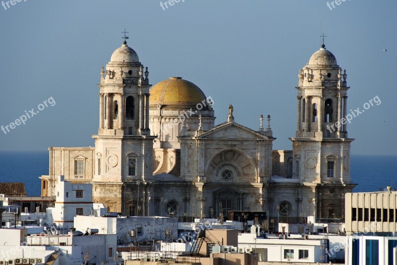 Cadiz Cathedral Spain Dome Religion