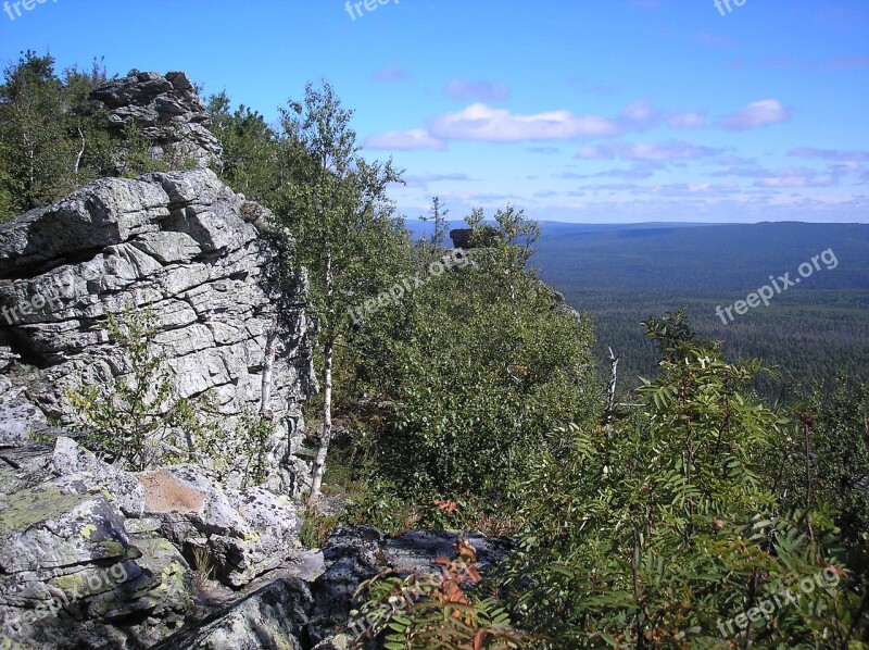 Mountains Rocks Sky Landscape Height