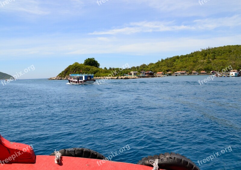 Travel Nha Trang The Beauty Vietnam Background