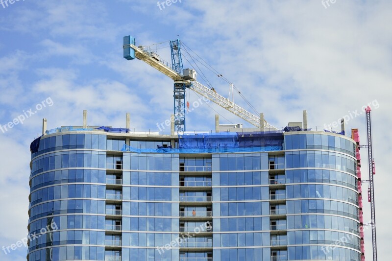 Construction Apartment Office Building Glass