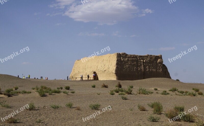 China Gansu Province Yumen Small Square Plate City Free Photos