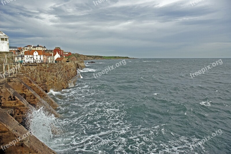 Coast Scotland Sea Ocean Beach