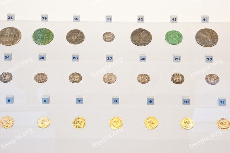 Coins Old Money Currency Specie