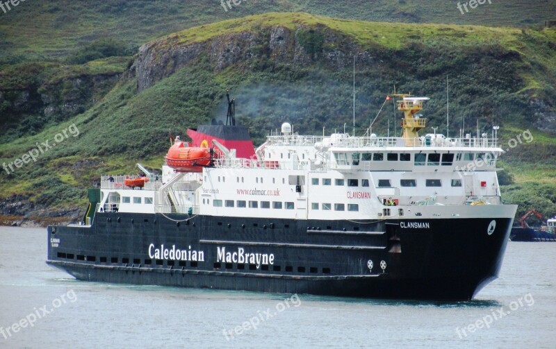 Scotland Oban Ferry Calmac Caledonian Macbrayne