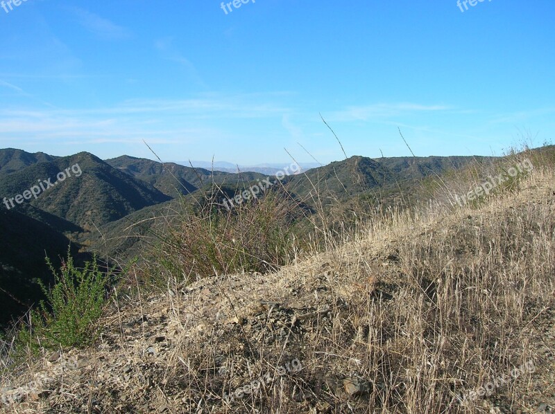 Santa Monica Mountains California Usa Hiking