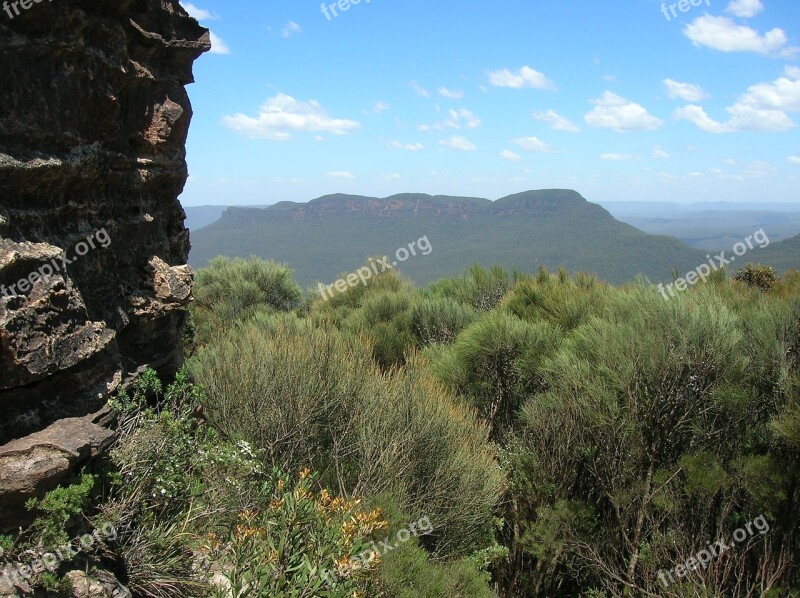 Blue Mountains Katoomba Australia Hiking Eucalyptus