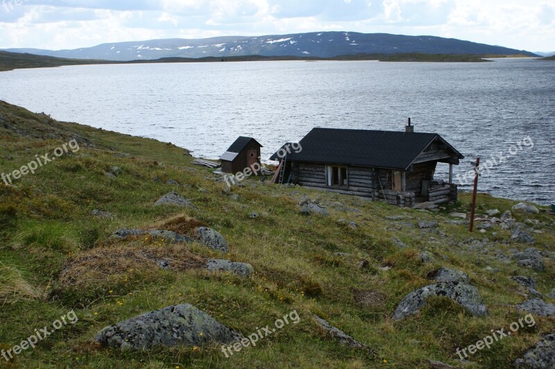 Cottage Lake The Lapland Free Photos