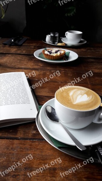 Coffee Book Coffee Shop Latte Cappuccino