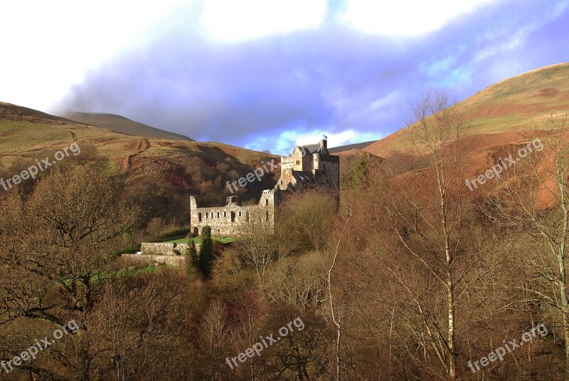 Castle Campbell Landscape Tourism Scotland