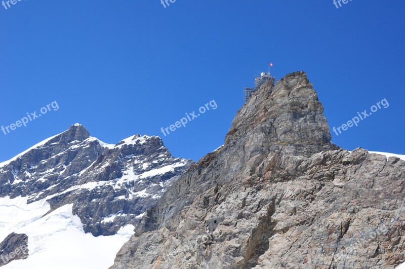 Switzerland Jungfrau Blue Nature Free Photos