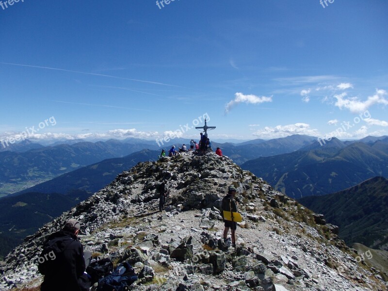 Mountains Great Evil Stone Rotten Men Tauern Austria Alpine