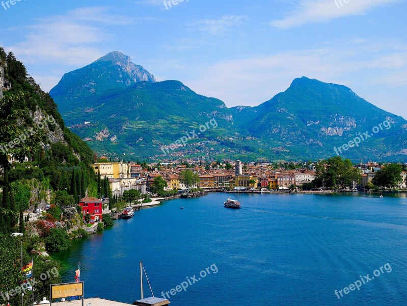 Lake Garda Riva Torbole Italy