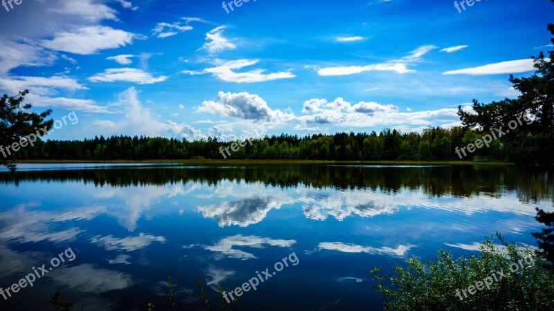 Lake Pond Water Nature Lake View