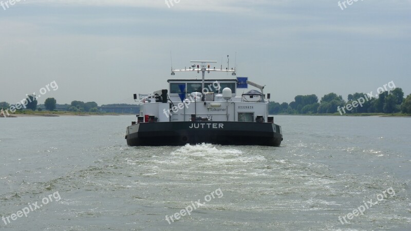 Freighter Frachtschiff Shipping Rhine Cruises River