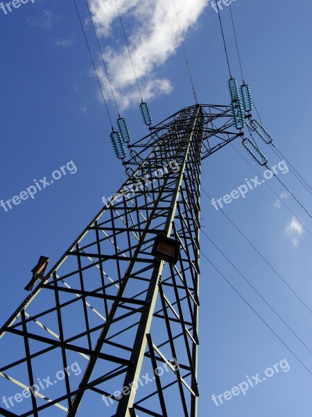 Power Line Electrical Tower Tower Power Lines Energy