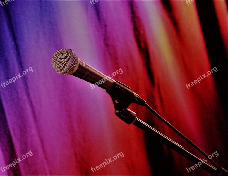 Micro Microphone Vocal Microphone Concert Technology Stage